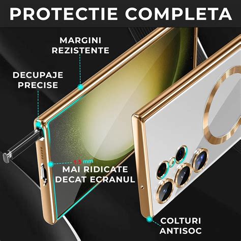 Husa Daden Luxury Compatibil Samsung S Ultra Cu Protectie Camera