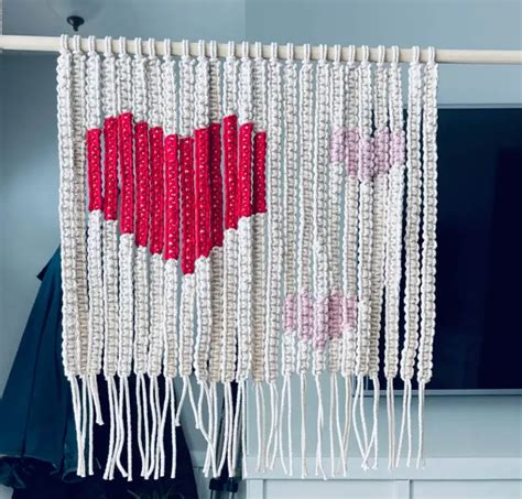 Macrame Heart Wall Hanging - Macra-Made