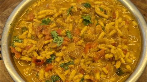 Spicy Sev Tamatar Sabji A Delicious Tomato Sev Curry Sevnamkeen