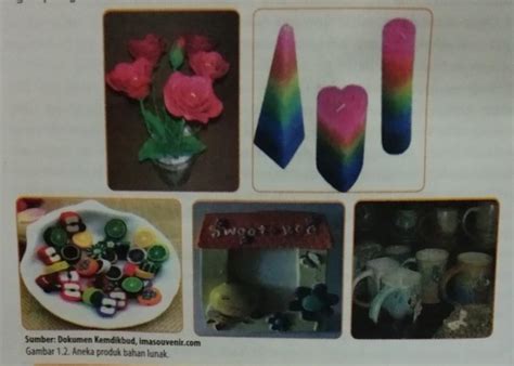 detail kerajinan  bahan buatan koleksi nomer