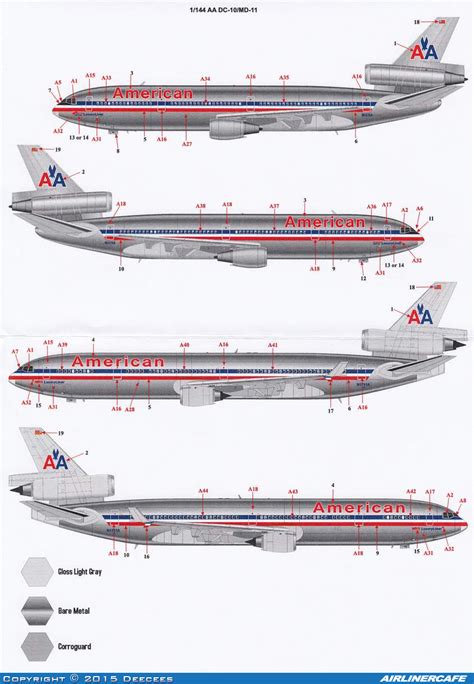 Two Six Decals McDonnell Douglas DC 10 30 18021 Airlinercafe