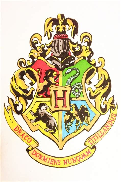 Harry Potter Hogwarts Logo Vector Hogwarts Vector At Vectorified