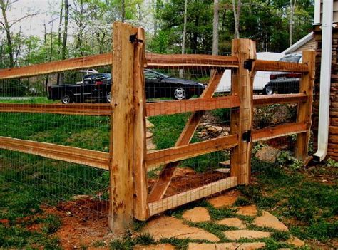 Build Split Rail Fence Gate Woodworking Projects Plans Split Rail