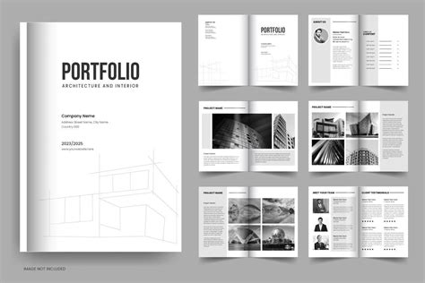 Architecture Portfolio Interior Portfolio Design Portfolio Template