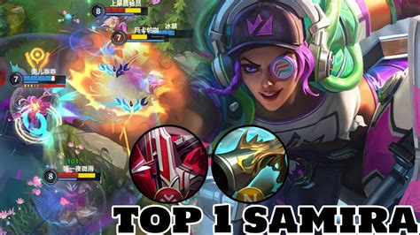 Wild Rift Samira Top Samira Gameplay Rank Grandmaster Youtube