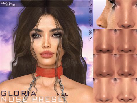 The Sims Resource Gloria Nose Preset N