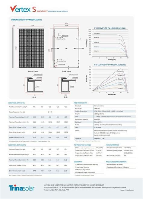 Zonnepanelen Trina Solar W Full Black Vertex S W Tsm De R