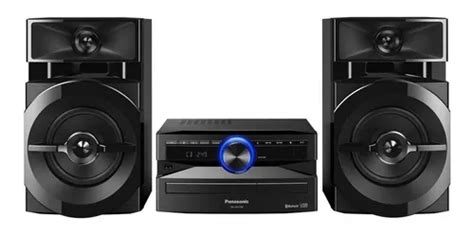 Minicomponente Panasonic Sc Akx Negro Con Bluetooth W De Potencia