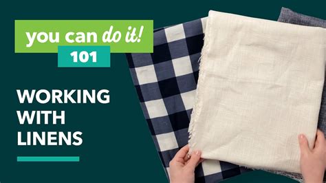 How To Sew With Linen Fabric Youtube