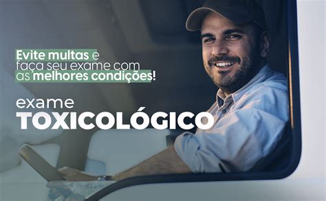 Não corra o risco de multas pesadas realize seu exame toxicológico na