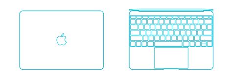 Apple Macbooks Dimensions And Drawings