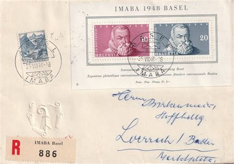 Suisse Letters Cancelled With Block Issues Catawiki