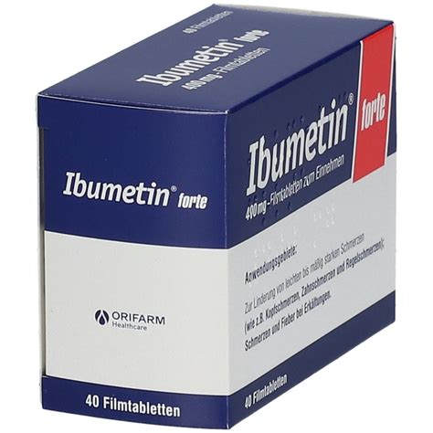 Ibumetin® forte 400mg 40 St - Shop Apotheke