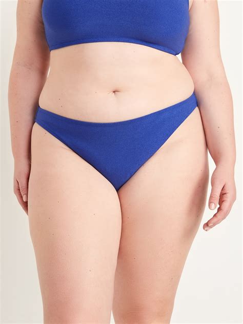 Low Rise Terry Classic Bikini Swim Bottoms Old Navy