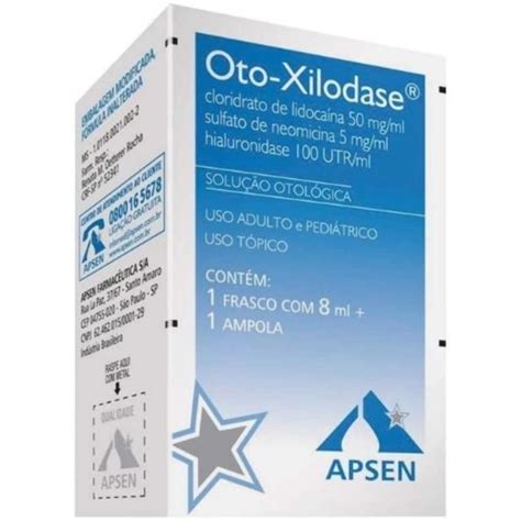 O Que É Solução Otológica - Oto Xilodase Solução Otológica 8ml ASPEN