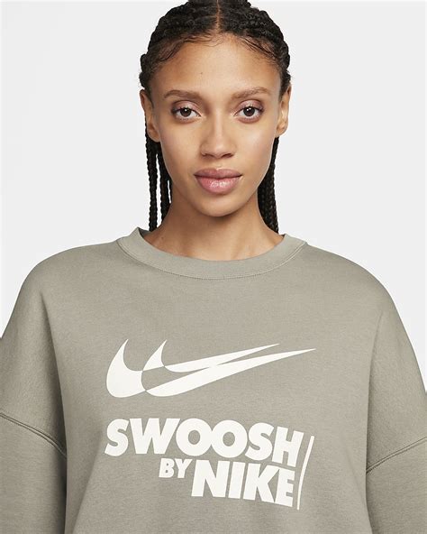 Nike Sportswear Womens Oversized Fleece Crew Neck Sweatshirt Nike Ie