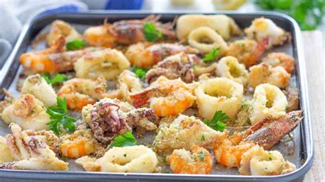 Calamars Et Crevettes Gratin S