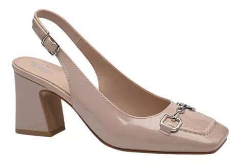 Zapatilla De Dama Destalonado Yaeli 0576 Color Nude Envío gratis