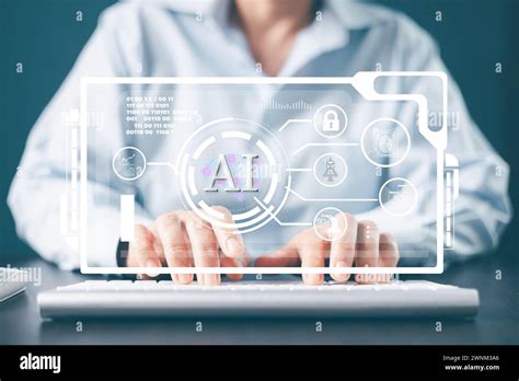 AI With Digital Brain Predictive Analytics Data Analysis Electronic