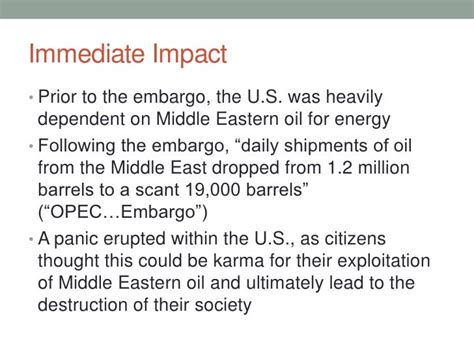 OPEC Oil Embargo of 1973