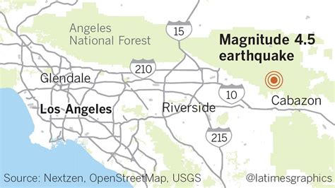 4.5 Magnitude Earthquake Centered in Riverside County Shakes SoCal ...