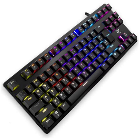 Clavier Gaming Mécanique White Shark GK 2101 SPARTAN X RGB Noir