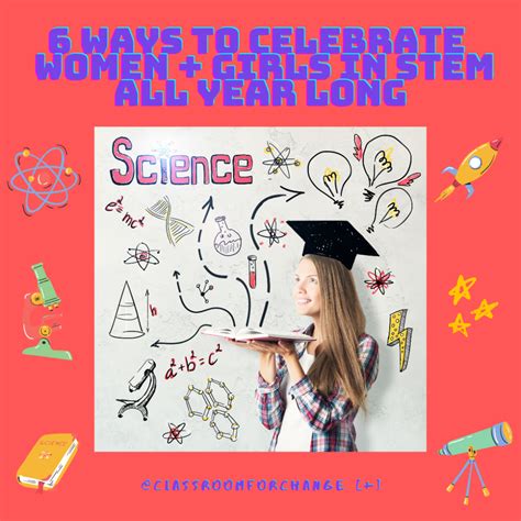 6 Ways To Celebrate Women Girls In Stem All Year Long Classroom For