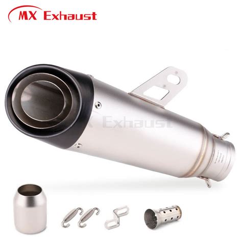 Sc Project Real Carbon Exhaust Hayabusa Motorcycle Slip On 51mm 60mm Muffler Tail Pipe For