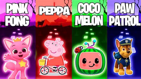 Tiles Hop Battle Of The Cuties Pinkfong Vs Peppa Pig Vs CocoMelon Vs