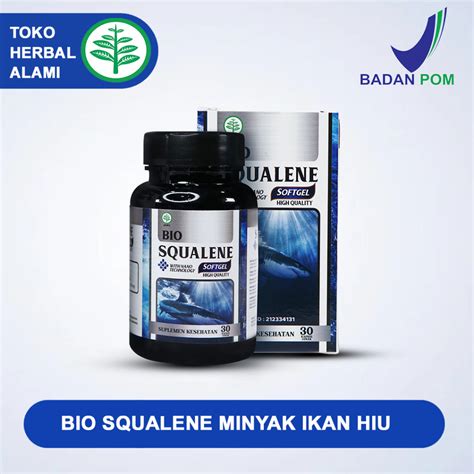 Jual Bio Squalene Softgel Original Minyak Hati Ikan Hiu Omega