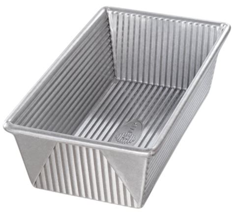 USA Pan Bakeware Aluminized Steel 1 1 2 Pound Loaf Pan Amazon In