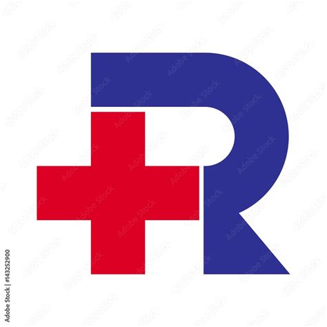 Letter R Logo Vector Medical Logo Vector Stock Vector Adobe Stock