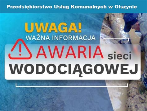 Olszyna Kolejna awaria na sieci wodociągowej w Grodnicy