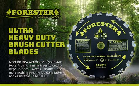 Forester Chainsaw Brush Cutter Blade And File Set Patio Lawn And Garden