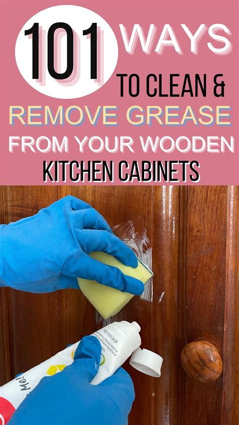 101 Ways To Clean And Remove Grease From Wood Cabinets Cozy Cottage Journal