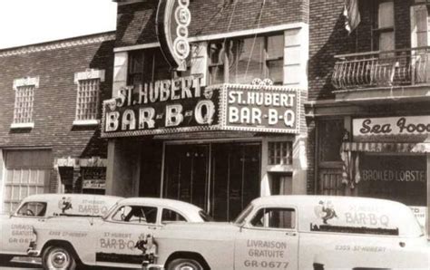 Le premier St-Hubert BBQ sur la rue St-Hubert, ouvert en 1951 ...