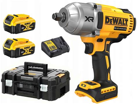 Аккумуляторный ударный гайковерт DeWALT DCF900P2T купить в интернет