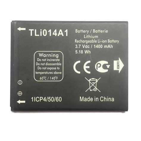 Battery Tli014A1 Original Alcatel One Touch Pixi Vodafone 875 Smart