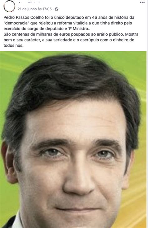 Pedro Passos Coelho foi o único deputado da história da democracia a