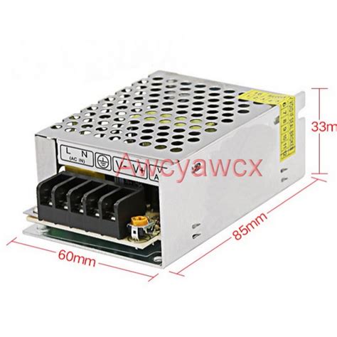 Dc 5v 12v 24v 1a 1 25a 2a 3a 4a 5a Universal Regulated Switching Power