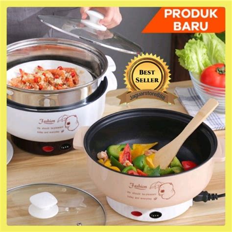 Jual Panci Listrik Elektrik Fry Pan Serbaguna Hotpot Panci Stainless