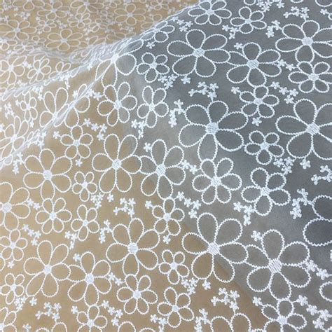 China High Quality White Lace Mesh Fabric Manufacturers And Suppliers