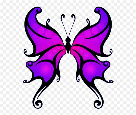 Purple Butterfly Png Clipart Butterfly Cliparts Outline Transparent