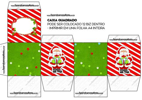 Caixa Bis Natal Vermelho E Verde Natal Vermelho Caixa Bis E Verde