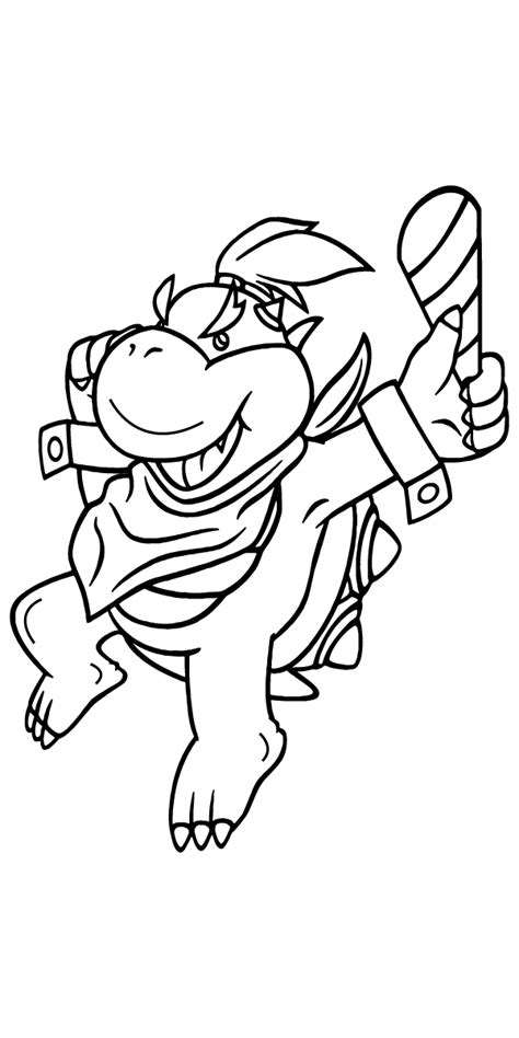 Baby Bowser printable coloring page 8 Färbung Seite Kostenlose