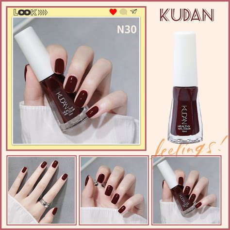 MY Ready Stock KUDAN Ml Nail Polish Peel Off Kudan No Bake Nude