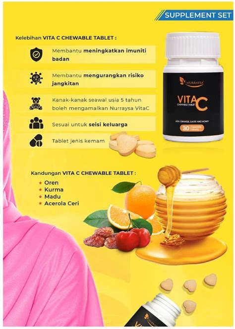 Vita C Chewable Tablet Health Nutrition Health Supplements