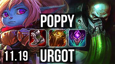 Poppy Vs Urgot Top M Mastery Rank Poppy Games