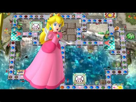 Mario Party 4 GC Koopas Seaside Soiree Story Mode Peach Hard