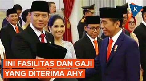 Intip Gaji Dan Sederet Fasilitas Yang Diterima AHY Usai Jadi Menteri